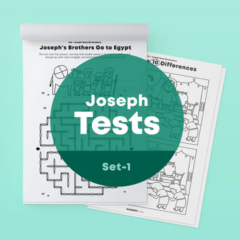 [024] Joseph Tests Brothers - Activity Worksheets