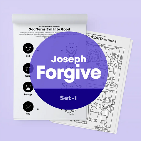[025] Joseph Forgives His Brothers - Activity Worksheets