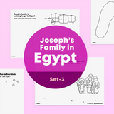 [026] Joseph's Family Live in Egypt - Creative Drawing Pages Printable