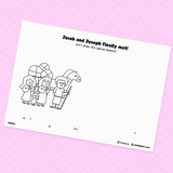 [026] Joseph's Family Live in Egypt - Creative Drawing Pages Printable