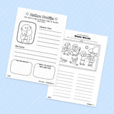 [039] Jethro Advised Moses - Bible Verse Activity Worksheets
