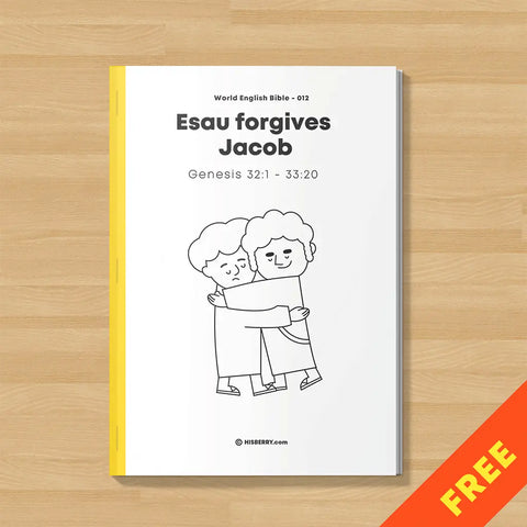 Genesis - Easu Forgives Jacob Bible Minibook
