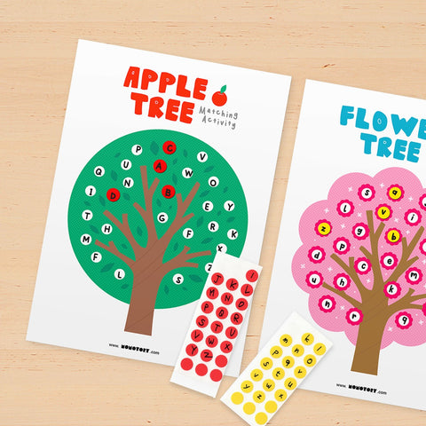 Letter Matching Tree Activity