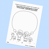 [055] Reuben and Gad-Creative Drawing Pages Printable