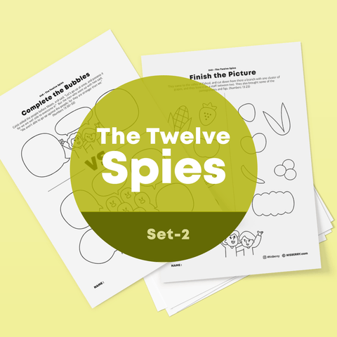 [048] The Twelve Spies - Drawing Coloring Pages Printable