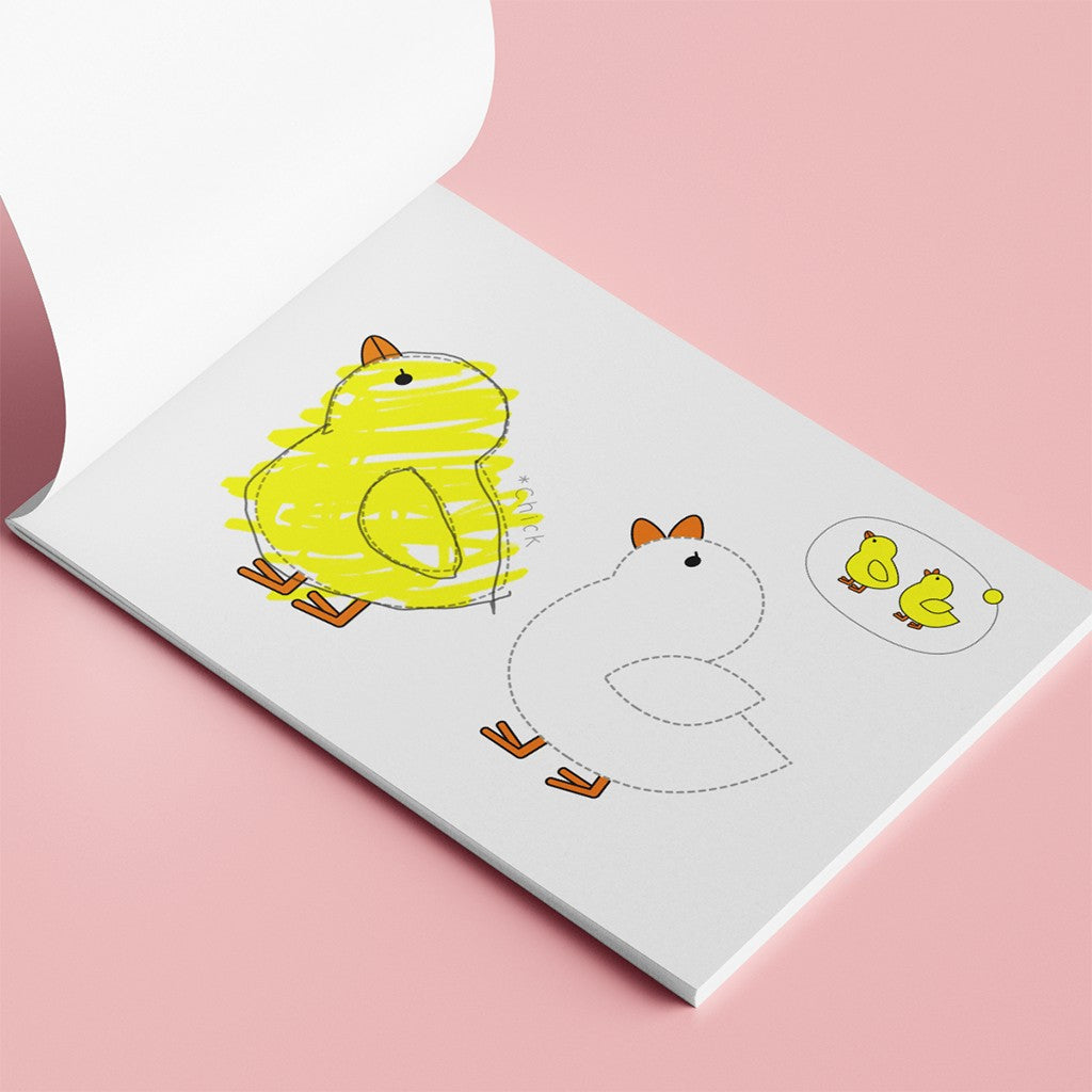 Trace & Color Book - 1