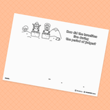 [064] The Story of Deborah-Creative Drawing Pages Printable