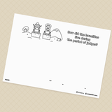 [063] The Story of Ehud-Creative Drawing Pages Printable