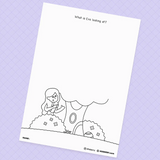 [003] The Fall of Adam and Eve - Creative Drawing Pages Printable