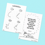 [003] The Fall of Adam and Eve - Drawing Coloring Pages Printable