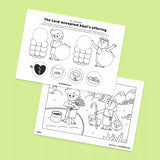 [004] Cain and Abel - Drawing Coloring Pages Printable