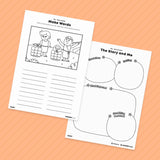 [004] Cain and Abel Bible - Bible Verse Activity Worksheets