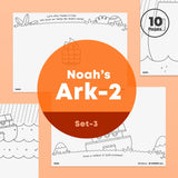 [005] Noah builds the Ark2 - Creative Drawing Pages Printable