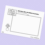 [009] Isaac is Born - Creative Drawing Pages Printable
