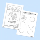 [009] Isaac is Born - Drawing Coloring Pages Printable