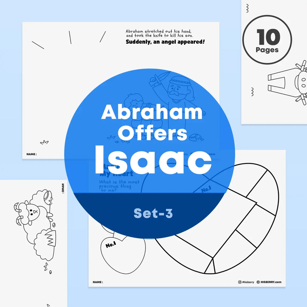 [010] Abraham Offers Isaac - Creative Drawing Pages Printable
