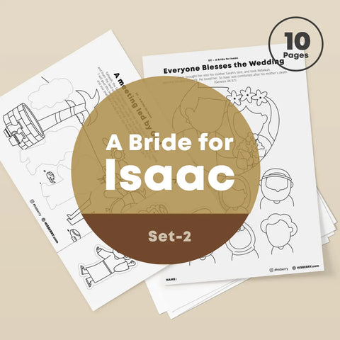 [011] A Bride for Isaac -  Drawing Coloring Pages Printable