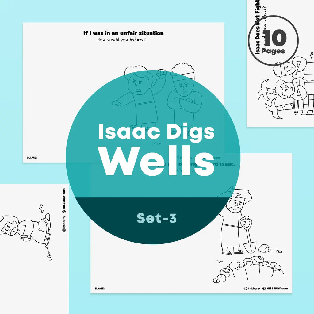 [012] Isaac Digs Wells - Creative Drawing Pages Printable