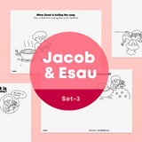 [013] Jacob and Esau -  Creative Drawing Pages Printable
