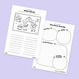 [013] Jacob and Esau - Bible Verse Activity Worksheets