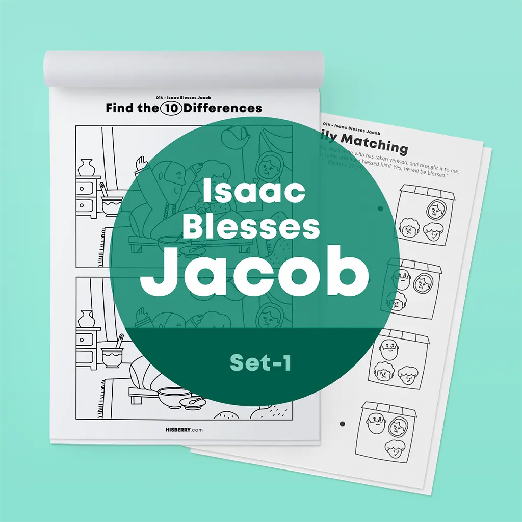 [014] Isaac Blesses Jacob - Activity Worksheets