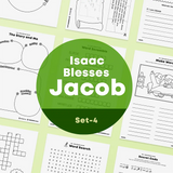 [014] Isaac Blesses Jacob - Bible Verse Activity Worksheets