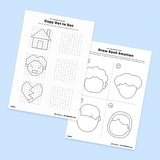 [014] Isaac Blesses Jacob - Drawing Coloring Pages Printable