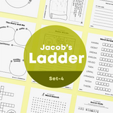 [015] Jacob's Ladder Bible Verse Activity Worksheets