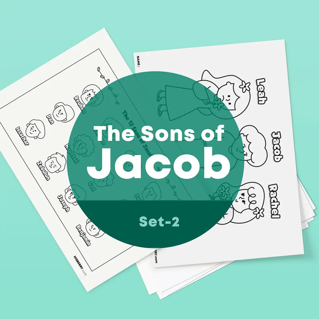 [016] The Sons of Jacob - Drawing Coloring Pages Printable