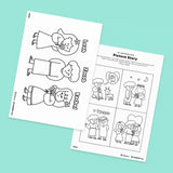 [016] The Sons of Jacob - Drawing Coloring Pages Printable
