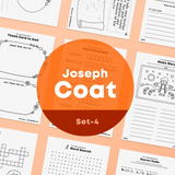 [019] Joseph's Special Coat - Bible Verse Activity Worksheets