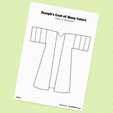 [019] Joseph's Special Coat - Creative Drawing Pages Printable