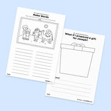 [020] Joseph Is Sold by His Brothers - Bible Verse Activity Worksheets