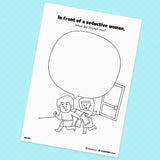[021] Joseph and Potiphar's Wife - Creative Drawing Pages Printable