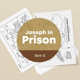 [022] Joseph in prison - Drawing Coloring Pages Printable