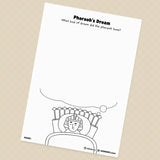 [023] Pharaoh's dreams - Creative Drawing Pages Printable
