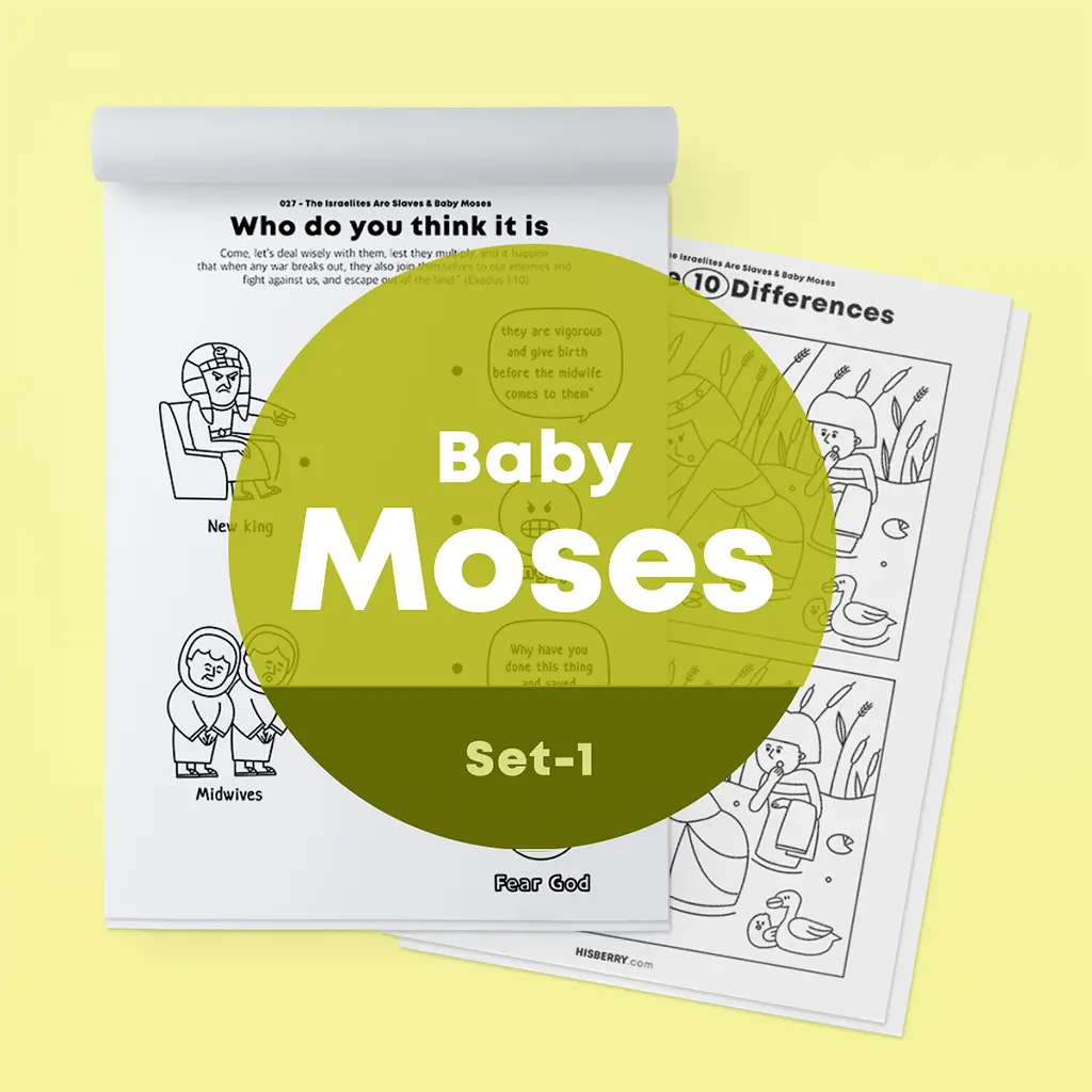 [027] The Israelites Are Slaves and Baby Moses - Activity Worksheets