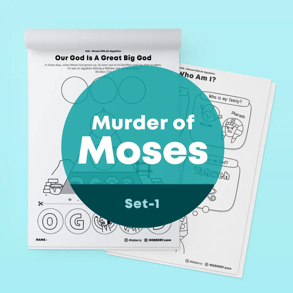 [028] Moses Kills An Egyptian - Activity Worksheets