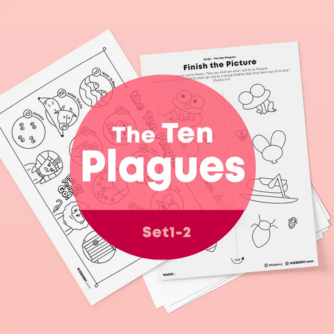 [031-1] The Ten Plagues - Drawing Coloring Pages Printable
