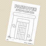 [032] The Passover - Creative Drawing Pages Printable