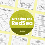 [034] Crossing the Red Sea -  Bible Verse Activity Worksheets