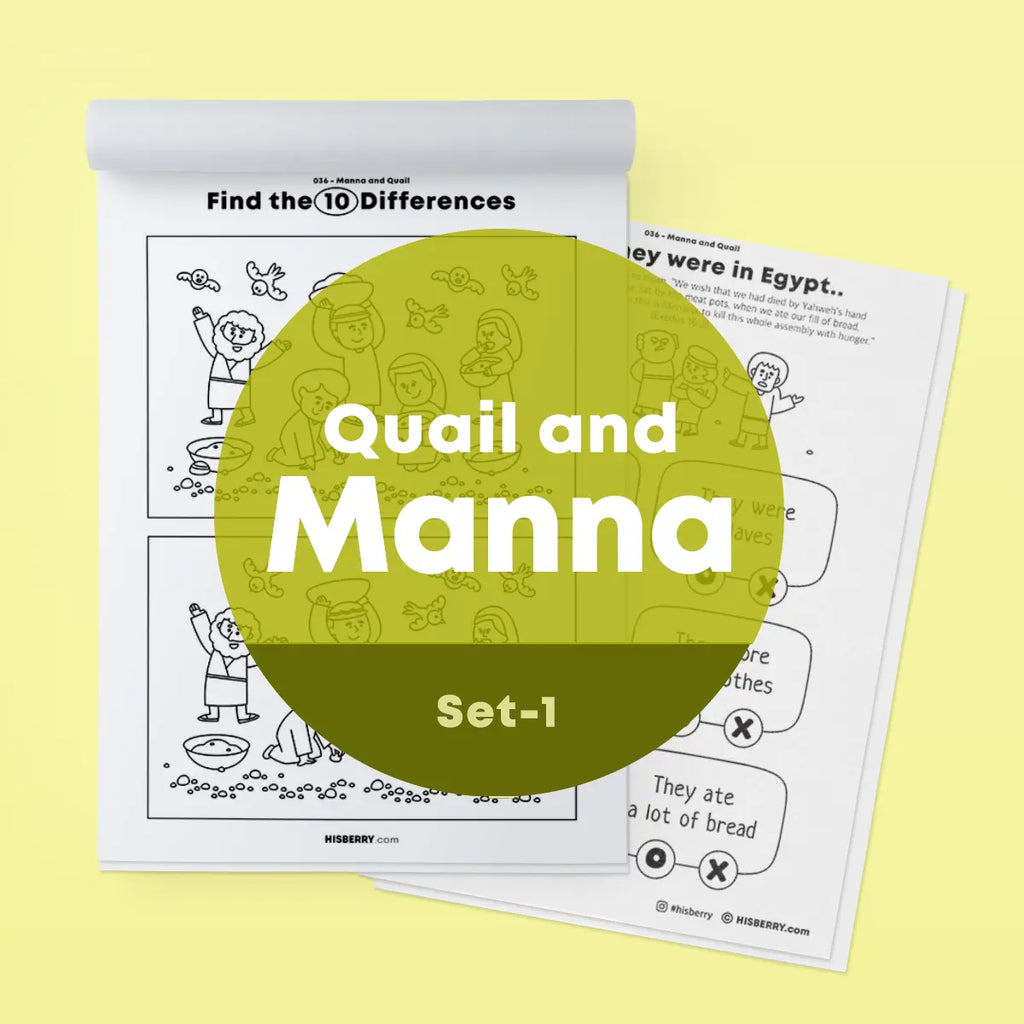 [036] Manna and Quail - Activity Worksheets