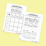 [038] Moses Holds up His hands - Drawing Coloring Pages Printable