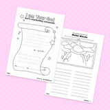 [040] God Speaks From Mount Sinai - Bible Verse Activity Worksheets