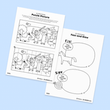 [053] Balaam and His Donkey-Drawing Coloring Pages Printable
