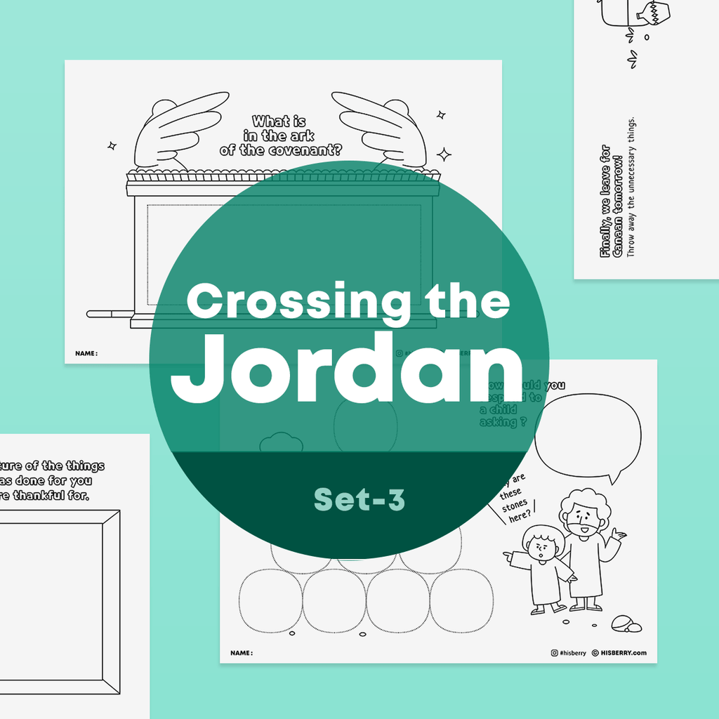 [057] Crossing the Jordan-Creative Drawing Pages Printable