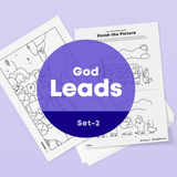[046] God Leads His People - Drawing Coloring Pages Printable