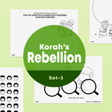 [049] Korah's Rebellion - Creative Drawing Pages Printable