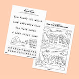 [050] Moses Strikes the Rock - Activity Worksheets
