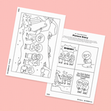 [050] Moses Strikes the Rock - Drawing Coloring Pages Printable